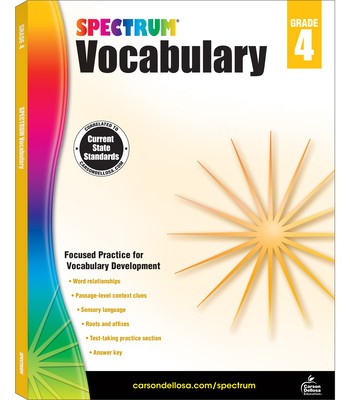 Spectrum Vocabulary, Grade 4 foto