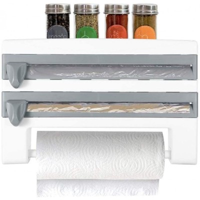 4 in 1 Organizator bucatarie, folie alimentara, rola hartie si condimente foto