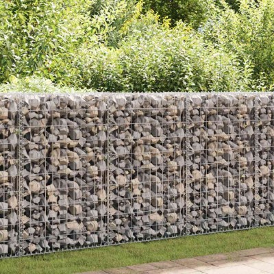 Perete gabion cu capace, 50 x 20 x 100 cm, oțel galvanizat foto