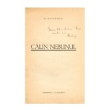 M. Eminescu, Călin Nebunul, cu dedicație