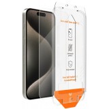Folie de protectie Ecran Vmax Quick Fit pentru Apple iPhone 15 Pro Max, Sticla Securizata, Full Glue, 2.5D