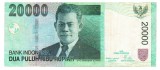 Indonezia 20 000 20000 Rupiah 2004 P-144e Seria 998165