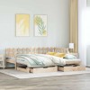 Gossi pat de zi cu extensie si sertare fara saltea, 80x200 cm