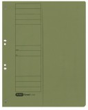 DOSAR CU CAPSE ELBA SMART EYELET A4 1/2, CARTON MANILA 250G/MP, CULOARE VERDE