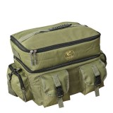 Geanta accesorii pescuit la crap Baracuda B34, 48x33x30 cm, verde