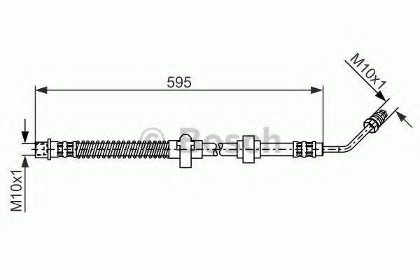 Conducta / cablu frana CITROEN C5 II Break (RE) (2004 - 2016) BOSCH 1 987 476 374