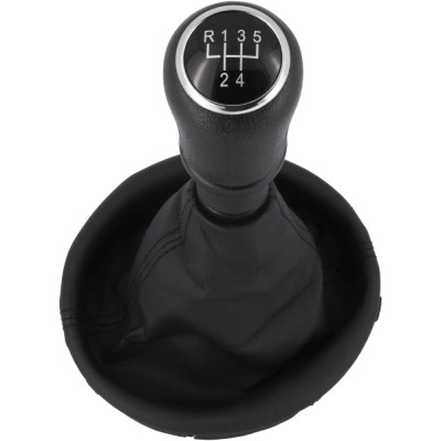 Nuca si manson schimbator manual 5 trepte negru pentru VW T5 din 2003-2015 foto