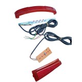 Set semnale 60V spate pentru City Coco Chopper &ndash; stop frana si semnalizare completa