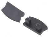 Obturator Negru pentru Profile LED, Set 10 Buc.
