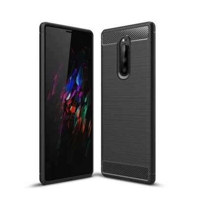 Husa SONY Xperia 1 - Carbon (Negru) FORCELL foto