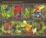 |Romania, LP 1676c/2005, Pesti exotici, bloc de 4 timbre, MNH, Nestampilat