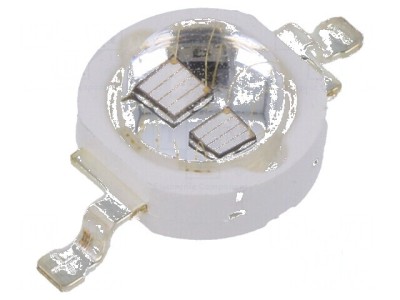 LED UV 140&amp;deg; 1400mA 6300mW 360-370nm SMD foto