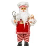 Cumpara ieftin Figurina Mos Craciun bucatar, 30 cm, turta dulce in mana, General