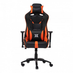 Scaun gaming X by Serioux, Kessian, ajustabil, piele sintetica, piston pe gaz, manere reglabile, baza stea cu 5 picioare, greutate maxima admisa 150Kg foto