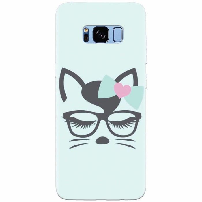 Husa silicon pentru Samsung S8 Plus, Angel Cat