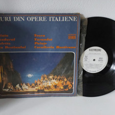 Disc vinil CORURI DIN OPERE ITALIENE, Electrecord ST-ECE 01553