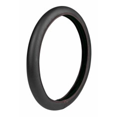 Husa volan elasticizata Skin Cover - M - &amp;Oslash; 38/40cm - Negru/Rosu Garage AutoRide foto