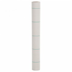 vidaXL Membrană antiburuieni, alb, 1x100 m, PP