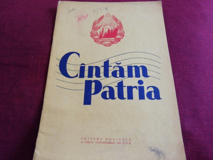 CANTAM PATRIA PARTITURI 1959