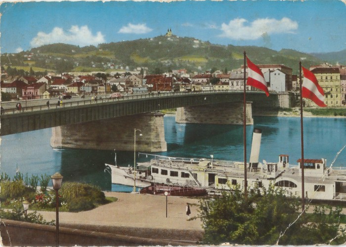 *Austria, poduri (1), Linz, c.p.i., circulata, 1968