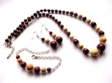 set bijuterii cu jasper , set colier ,bratara si cercei cu jasper 47928