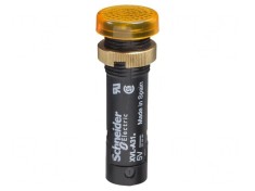 Lampă de control LED galbenă 48V &Oslash;12mm IP40