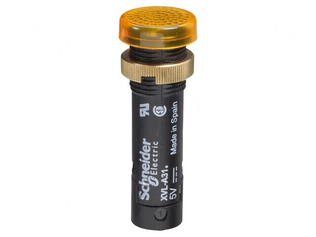 Lampă de control LED galbenă 48V &Oslash;12mm IP40