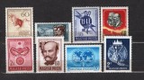 UNGARIA 1965 - ANIVERSARI. PERSONALITATI. 8 SERII NESTAMPILATE, R20