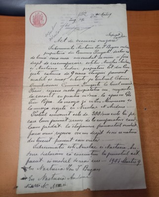 AMS @ - ACT DE VEȘNICĂ V&amp;Acirc;NZARE, VASLUI, ANUL 1905 foto