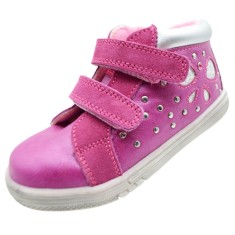 Ghete captusite pentru fete American Club 126-105A15A, Fucsia foto