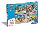 Puzzle 4 in 1 Clementoni Paw Patrol, 12-16-20-24 piese