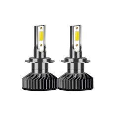 Set 2 becuri LED H7 CANBUS, F2-COBS, Putere 100W, 12.000 lumeni, 6000K