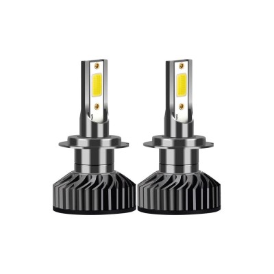 Set 2 becuri LED H7 CANBUS, F2-COBS, Putere 100W, 12.000 lumeni, 6000K foto