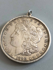 USA Moneda Argint SILVER MORGAN DOLLAR 1890 foto