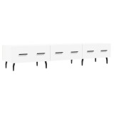 Cumpara ieftin Comoda TV, alb, 150x36x30 cm, lemn prelucrat