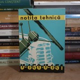 NOTITA TEHNICA A TRACTORULUI U-650 SI U-651 , UTB , EDITIA VIII , 1969 *