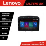 Navigatie Peugeot 308 M-038 Octa Core Android Radio Bluetooth GPS WIFI/4G DSP 2K 8+128GB 360 Toslink CarStore Technology