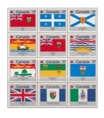 Canada 1979 - steaguri, serie neuzata foto