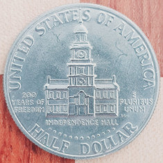3365 USA SUA Statele Unite 1/2 Dollar 1976 Kennedy - D - km 205 aunc-UNC
