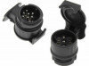 Adaptor Priza Remorca Auto 13 Pini la 7 Pini Plastic Negru