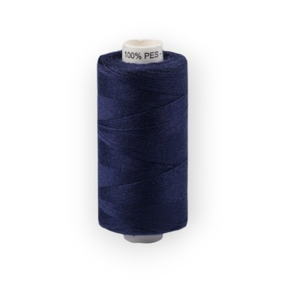 Rola ata poliester pentru blugi 0.5 mm, 200m, Bleumarin foto