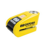 Anti-furt disc fr&acirc;nă with alarm XA14 OXFORD colour yellow 67mm x 35mm x 60mm mandrel 14mm