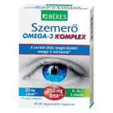 Capsule gelatinoase cu Omega 3 si luteina pentru sanatatea ochilor Beres 45 buc