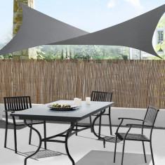 Copertina soare Sonnensegel 5 x 5 m gri inchis [en.casa] HausGarden Leisure foto