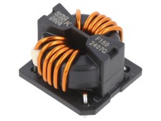 Inductor bobinat THT 440uH 3,01m? foto