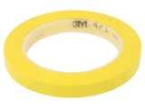 Bandă de marcare galbenă 33m x 12mm, 3M