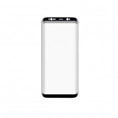 Folie Sticla Curbata Samsung Galaxy S8 Plus Flippy Full Face Negru foto