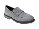 Cumpara ieftin Mocasini eleganti OTTER gri, 6952, din piele intoarsa