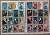 AJMAN-&#039;&#039;FAUNA AFRICANA&#039;&#039;-2Coli de 16 valori fiecare. dant si nedant -MNH NESTAMP. -vezi scan, Nestampilat