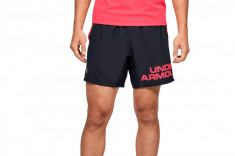 Pantaloni scurti Under Armour Speed Stride Graphic 7 Shorts 1350169-001 negru foto